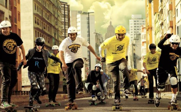 A Skate Run é um corrida de skate que ocorre pela primeira vez na cidade A Skate Run é um corrida de skate que ocorre pela primeira vez na cidade
