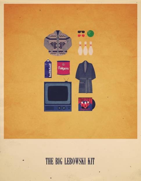 Artista homenageia filmes com ilustrações de seus mais famosos objetos
