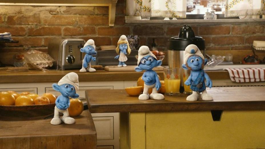 Os Smurfs: personagens invadem Nova York Os Smurfs: personagens invadem Nova York