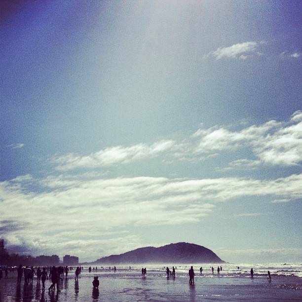 Só para registrar: o sol está de volta!