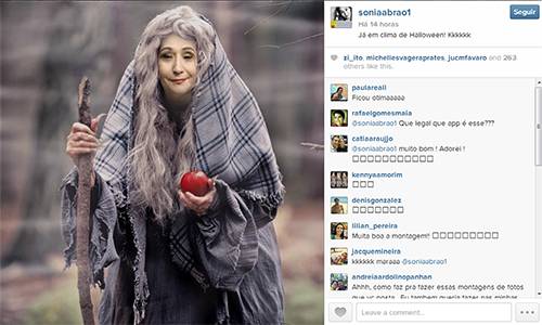 Sonia Abrão vira bruxa no Instagram para comemorar Halloween