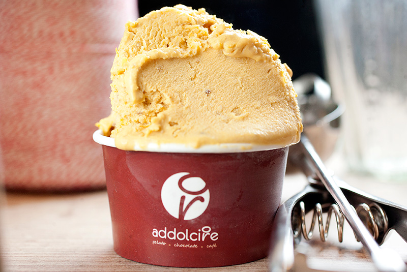 Sorvete de abóbora com coco Sorvete de abóbora com coco