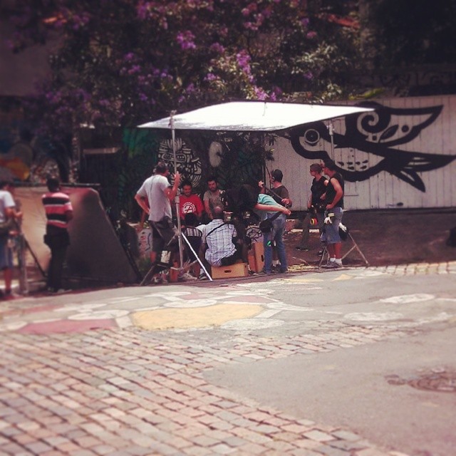 Spike Lee filma no Beco do Batman, na Vila Madalena