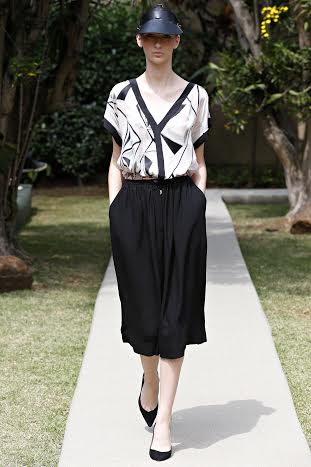 Coleção verão 2015: look em preto e branco Coleção verão 2015: look em preto e branco