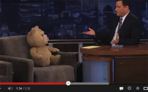 Vídeo do dia: Uma entrevista com Ted, o ursinho desbocado