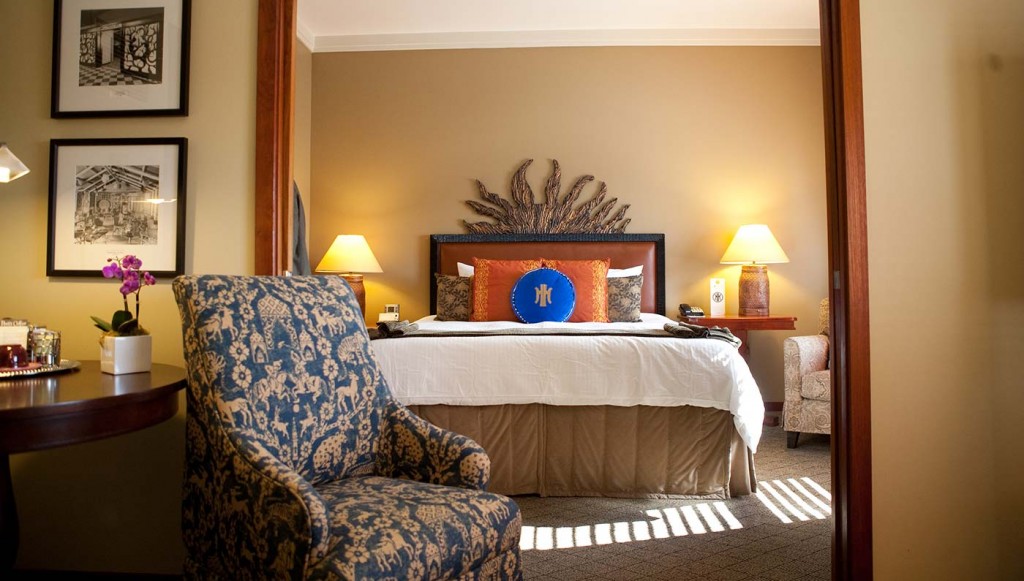 Uma das suítes do Heathman Hotel, um dos locais em que Anastasia e Christian costumam se encontrar