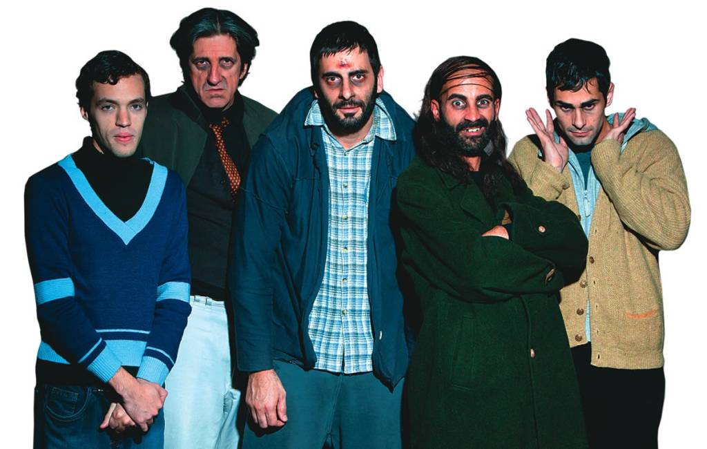 Danilo Infantini e Flávio Tolezani em The Pillowman — O Homem Travesseiro Danilo Infantini e Flávio Tolezani em The Pillowman — O Homem Travesseiro