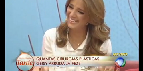 Gafe do dia: Ticiane Pinheiro fala palavrão ao vivo e constrange equipe de programa de TV