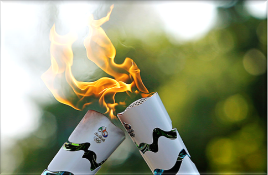 O dia em que conduzi a tocha olímpica