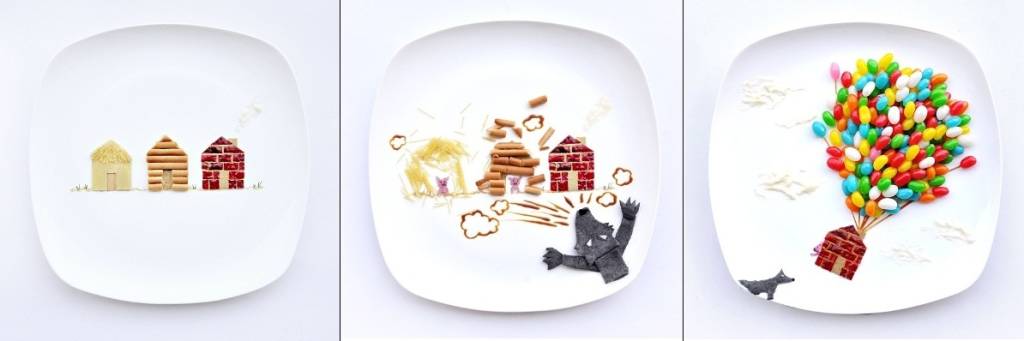 Estranheza do dia: Artista transforma comida em peças de arte