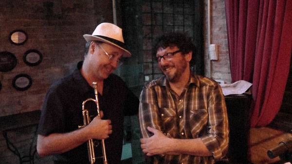 Daniel Szafran e Claudio Faria (foto), acompanhados de Rui Barossio e Leandro Paccagnella: show em homenagem a Chet Baker na Casa de Francisca