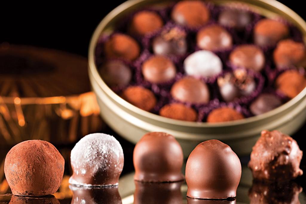 Chocolates deliciosamente amargos