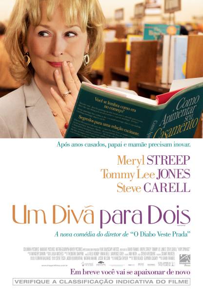 Pôster de Um Divã para Dois: comédia dramática estrelada por Meryl Streep Pôster de Um Divã para Dois: comédia dramática estrelada por Meryl Streep
