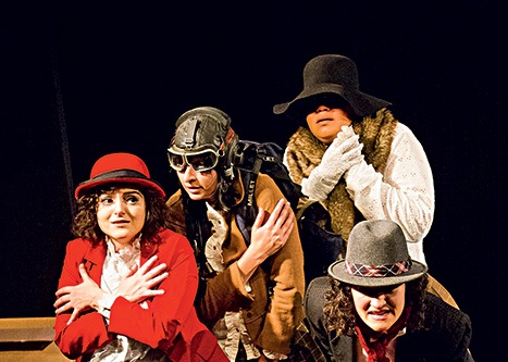 Aline Baba, Renata Weinberger, Kedma Franza, Maria Cecília Guimarães e Mariana Viana atuam em Uma Alice Imaginária Aline Baba, Renata Weinberger, Kedma Franza, Maria Cecília Guimarães e Mariana Viana atuam em Uma Alice Imaginária