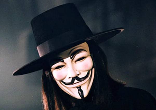 Uma curiosidade sobre o mascarado de V de Vingança