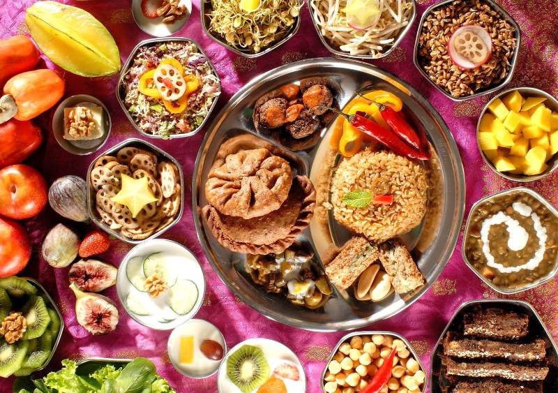 As receitas mudam toda semana no restaurante vegetariano As receitas mudam toda semana no restaurante vegetariano