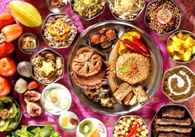 As receitas mudam toda semana no restaurante vegetariano As receitas mudam toda semana no restaurante vegetariano