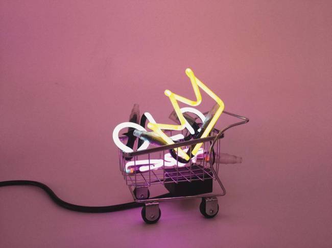 Neon carrinho