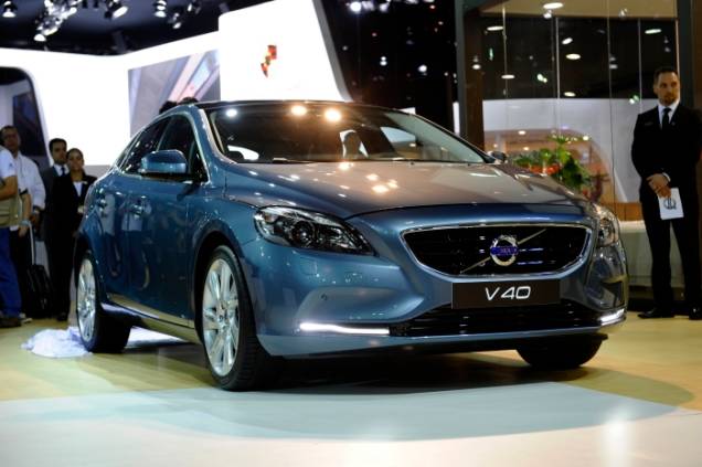 V40: a frente do hatch da Volvo V40: a frente do hatch da Volvo