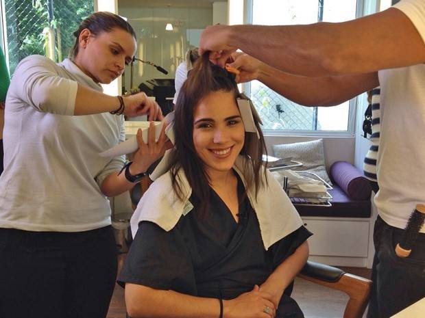 Transformação: Wanessa muda a cor e o comprimento dos cabelos