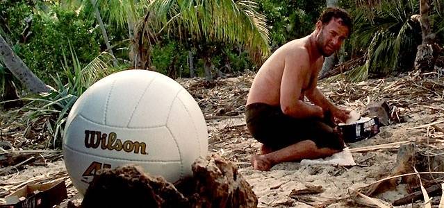 Tom Hanks reencontra a bola Wilson quinze anos depois do filme Náufrago. Veja a foto!