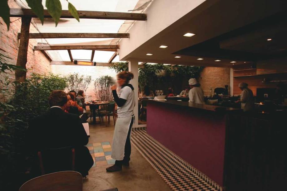 A cozinha aberta A cozinha aberta