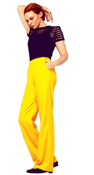 A cantora Elly Jackson, do La Roux: pop ensolarado A cantora Elly Jackson, do La Roux: pop ensolarado