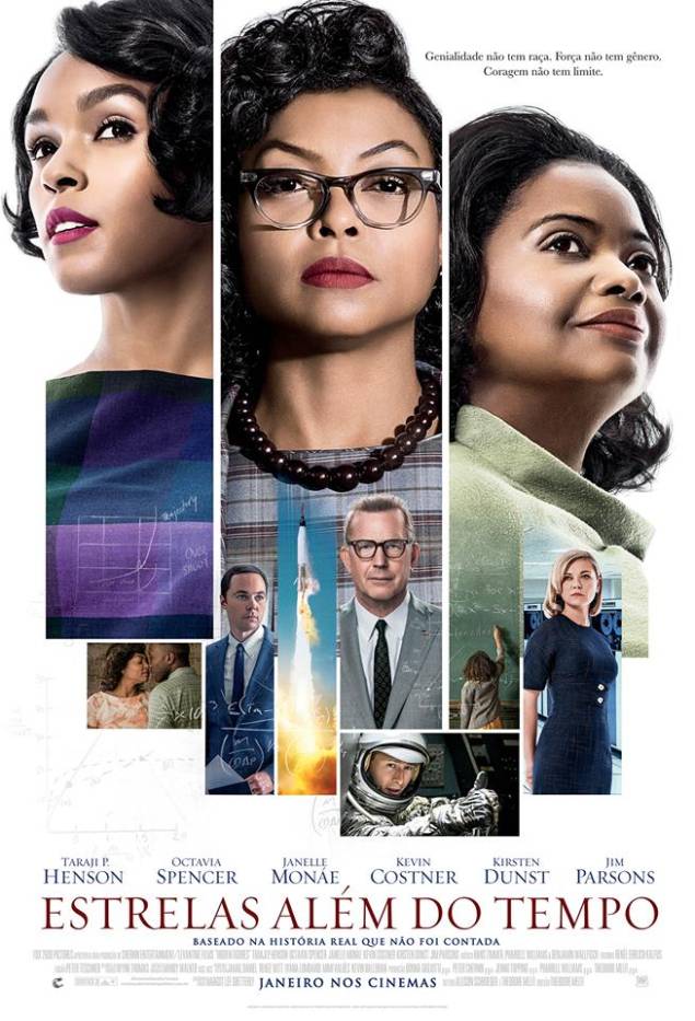 Pôster do filme 'Estrelas Além do Tempo' Pôster do filme 'Estrelas Além do Tempo'