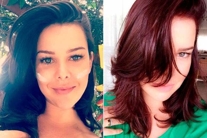 Fernanda Souza aposta no tom da temporada e muda a cor do cabelo