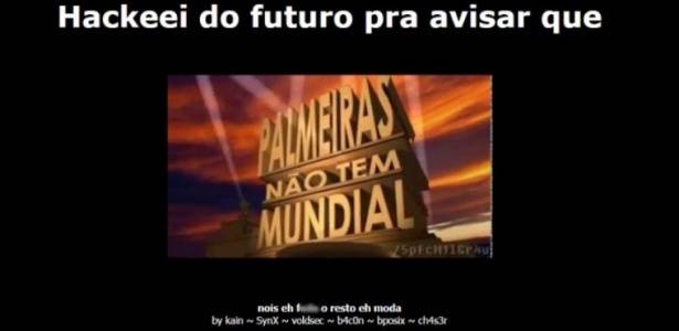 Piada sobre o Palmeiras é postada em site do Santos