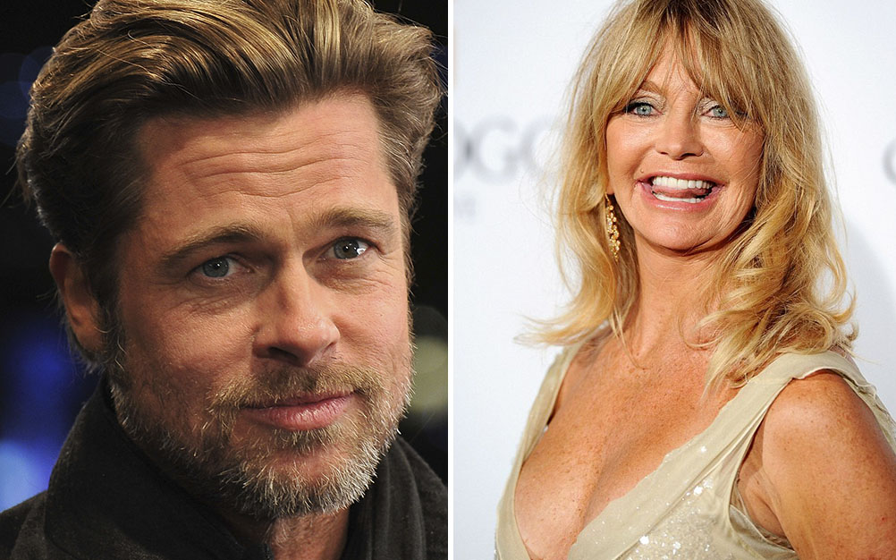 Goldie Hawn revela relacionamento da filha com Brad Pitt