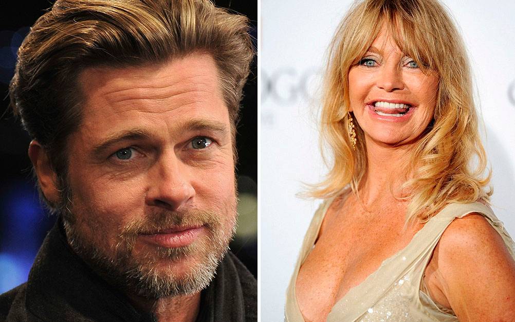 Goldie Hawn revela relacionamento da filha com Brad Pitt