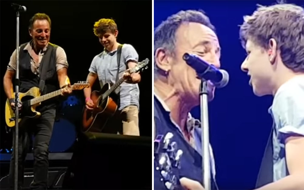 Bruce Springsteen convida fã adolescente para dueto inesquecível