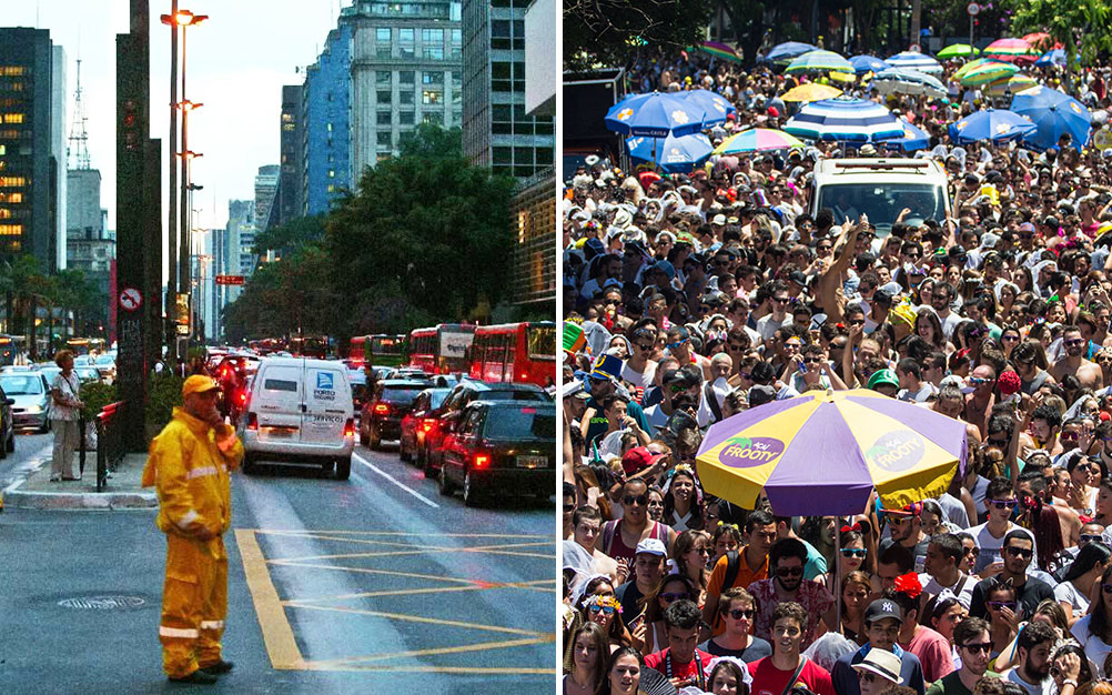 CET monitora o trânsito de São Paulo para desfiles de Carnaval
