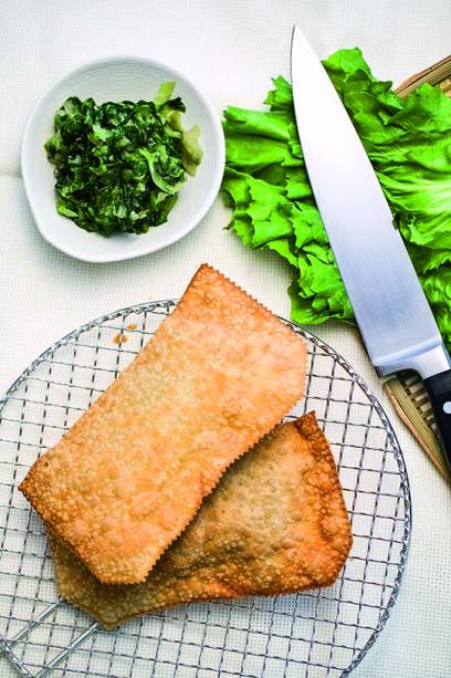 Yoka: pastel de escarola Yoka: pastel de escarola