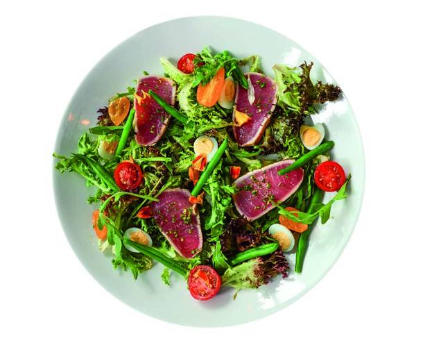 A salada niçoise A salada niçoise