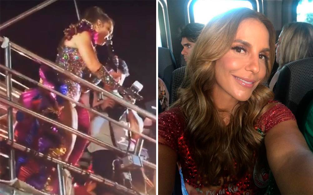 Ivete Sangalo surpreende ao distribuir algodão doce em Salvador
