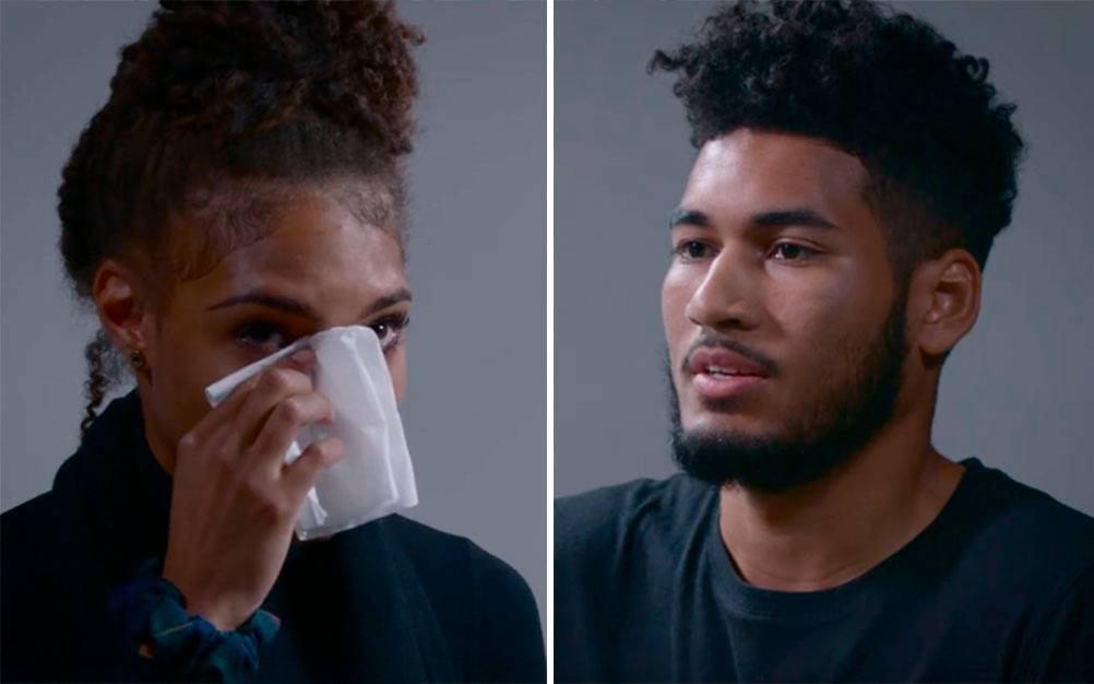 Em vídeo comovente, jovem questiona ex-namorado sobre traições