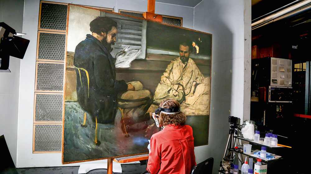 Quadro de Cézanne é restaurado pelo Masp