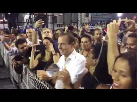 João Doria no Sambódromo