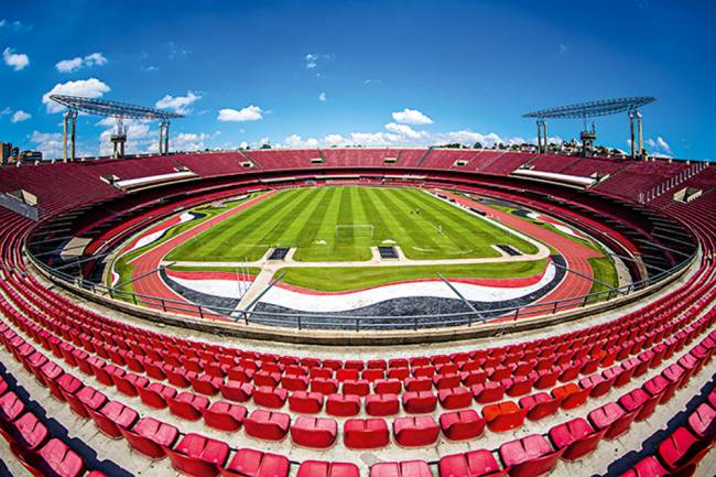 Arquibancadas do Estádio do Morumbi