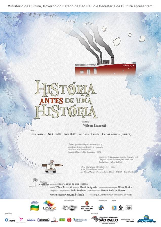 Pôster da animação 'A História Antes de Uma História' Pôster da animação 'A História Antes de Uma História'
