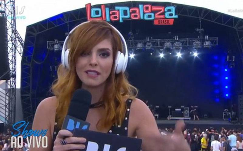 Ao vivo na TV, Titi Müller detona DJ do Lollapalooza