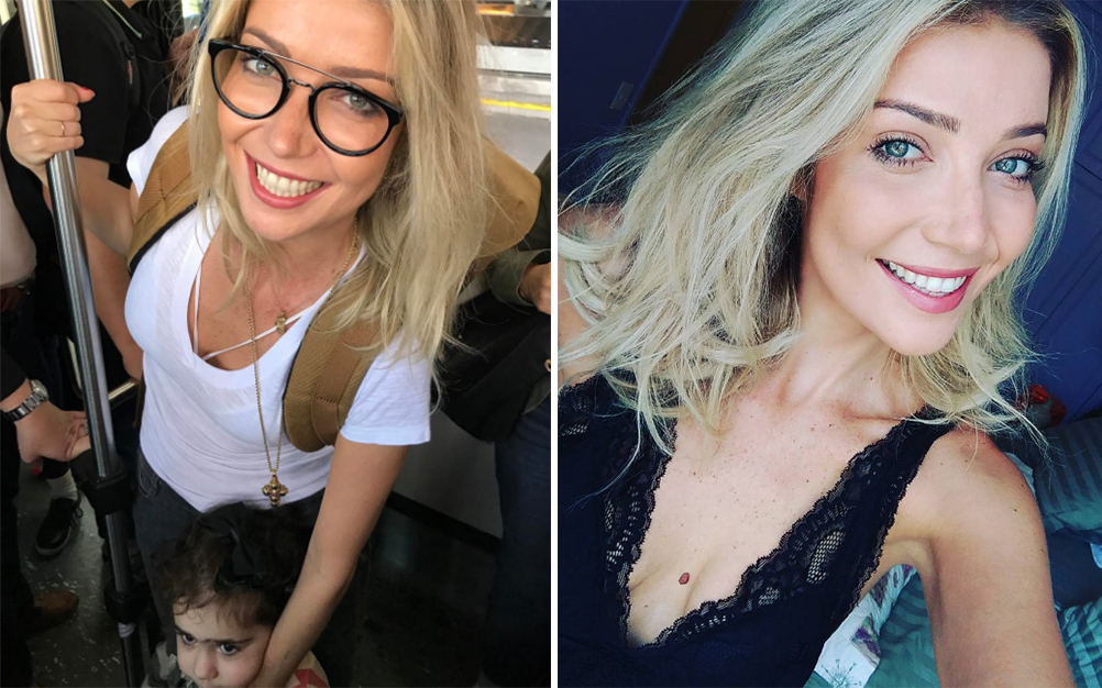 Luiza Possi usa “look” inusitado em show no litoral de São Paulo