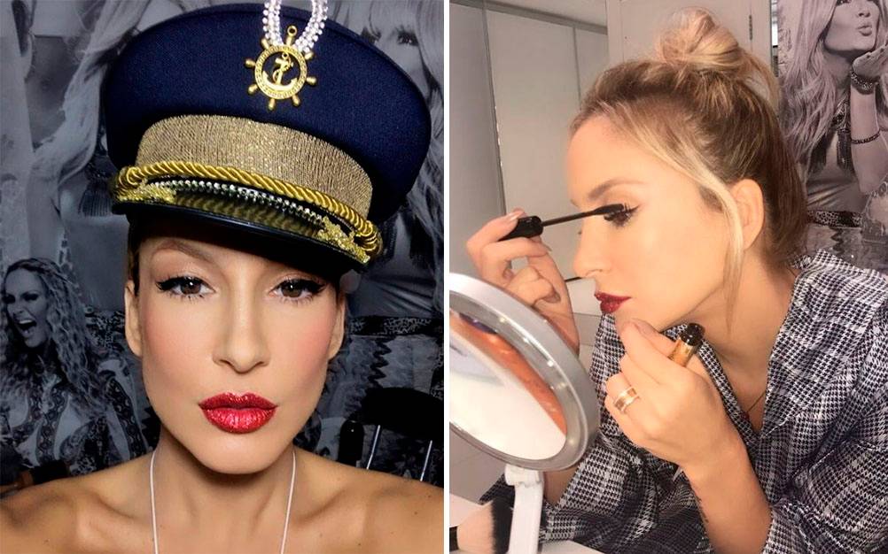 Claudia Leitte surpreende com “antes e depois” em foto antiga