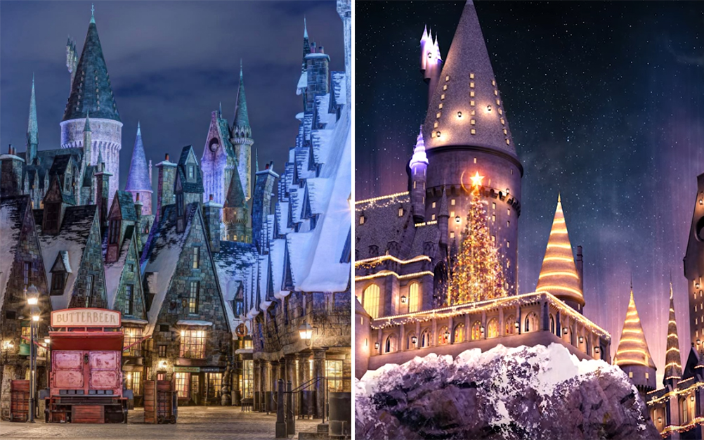 Área temática de “Harry Potter” terá celebração especial de Natal