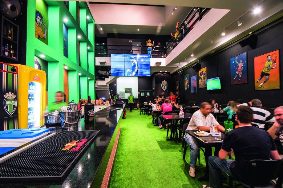 Titular Bar: tem&aacute;tica esportiva