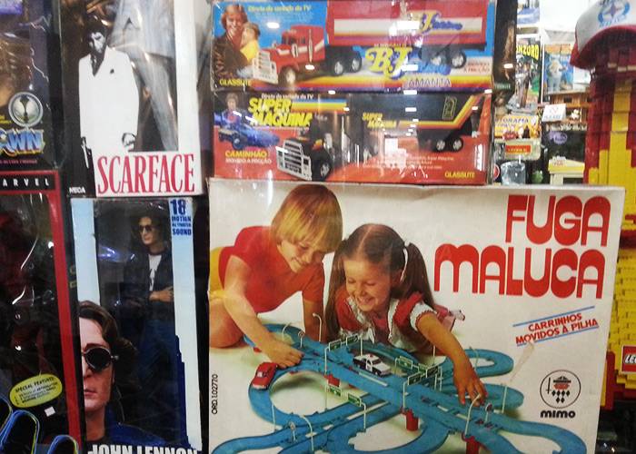 A galeria dos brinquedos antigos