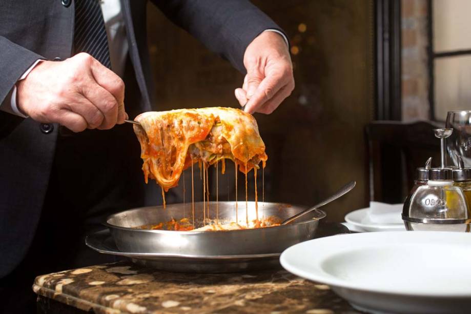 Famiglia Mancini: lasanha a para dois Famiglia Mancini: lasanha a para dois