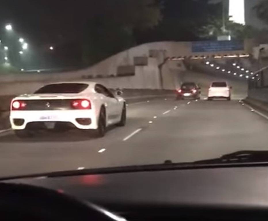 Vídeo mostra Ferrari acelerando no Túnel Ayrton Senna